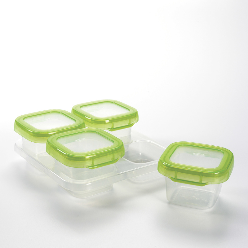 4 oz Baby Blocks™ Silicone Freezer Storage Containers