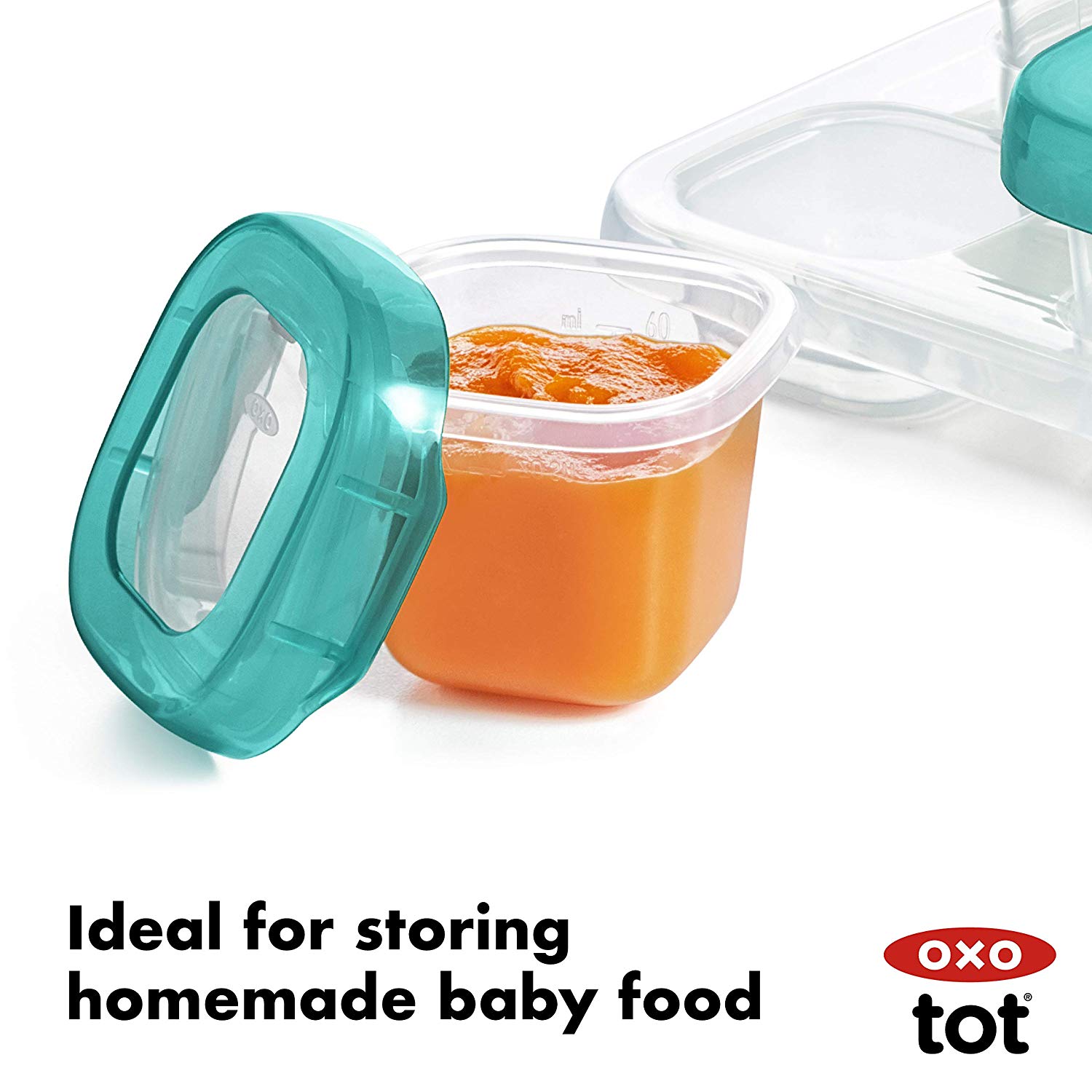 Oxo Tot Glass Baby Storage Blocks 4oz – Bebeang Baby